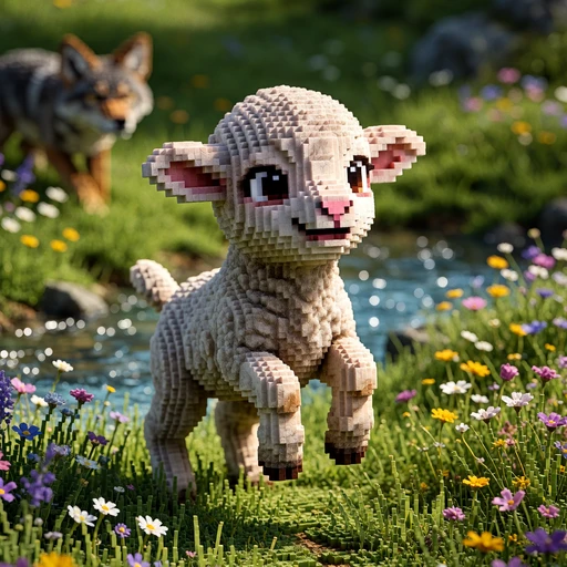 Voxel Subject IRL Krea 2