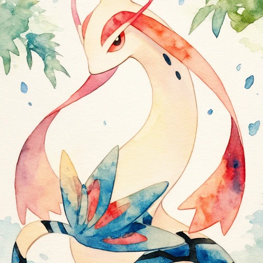 Milotic: Beauty Pokémon | ミロカロス | ヒンバス v1.0